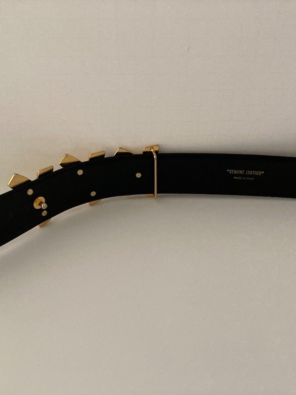 Paloma Picasso Vintage Triple X (Kiss) Black Leather Belt/L/Excellent Condition! - Picture 8 of 9